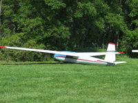 N68PE - Parked at Smith Field, Cambria, NY. - by Terry L. Swann