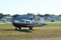 N9595M @ KOSH - Mooney M20F - by Mark Pasqualino