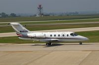N147QS @ CID - Taxiing to Landmark FBO - by Glenn E. Chatfield