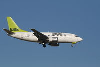 YL-BBE @ EBBR - arrival of flight BT601 to rwy 02 - by Daniel Vanderauwera