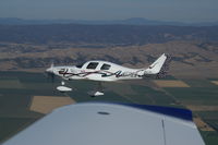 N811ES @ KVCB - Aerial from N91CZ over YOLO CO, CA - by Tammy Salzman