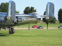 N10V @ OSH - 1943 North American B-25H MITCHELL, two Wright R-2600-13 Cyclone 14 cylinder 1,700 Hp each, Limited class, tail turret  - by Doug Robertson