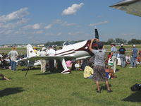 N364R @ OSH - 2004 New Century Aerosport RADIAL ROCKET, Vedeneev (Ivchenko) M-14P 9 cylinder radial 360 Hp, MT tri-blade 96 prop - by Doug Robertson
