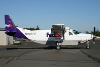 N995FE @ KPAE - Outside our local paint shop
