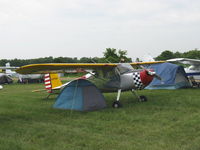 N76748 @ OSH - 1946 Cessna 140, Continental C85 85 Hp - by Doug Robertson