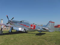 N55JL @ OSH - 1944 North American F-51D MUSTANG 'Cloud Dancer', Packard Rolls V1650 1,490 Hp, Limited class - by Doug Robertson