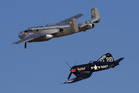 N6123C - Flying Bulls North American B-25J Mitchell (with OE-EAS) - by Juergen Postl