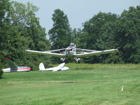 N8548L - Landing at Smith Field, Cambria, NY. - by Terry L. Swann