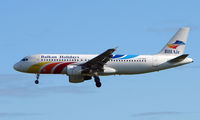 LZ-BHE @ EGNX - BH Balkan Holidays A320 on approach to East Midlands - by Terry Fletcher