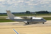 N315CR @ CID - Taxiing in to make a crew swap and take off again.  Must have been training.
