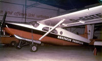D-EDTF @ EDFM - Pilatus Porter PC-6 in Deustche taxiflug colors Reg# D-EDTF at Nueostheim, Germany @ 1961 - also noted in registry as - OE-DEM, D-EDTF, HB-FCG - by Zane Adams