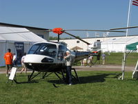 N480PD @ OSH - 2005 Enstrom 480B GUARDIAN, dedicated police/patrol/security version, Rolls Royce 250-C20W Turboshaft 420 shp derated to 305 shp for takeoff, 277 shp continuous, Experimental class - by Doug Robertson