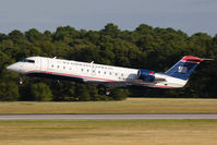 N455AW @ ORF - US Airways Express (operated by Air Wisconsin) N455AW (FLT AWI3673) departing RWY 5 enroute to Charlotte/Douglas Int'l (KCLT).