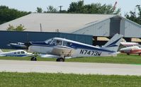 N7473W @ KOSH - Piper PA-28-180 - by Mark Pasqualino