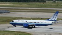 N338UA @ KDTW - Boeing 737-300