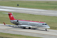 N8718E @ KDTW - CL-600-2B19 - by Mark Pasqualino