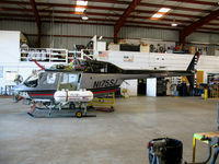 N175SJ @ DLO - San Joaquin Helicopter 1970 Bell OH-58A (70-15529) converted to sprayer - by Steve Nation