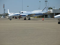 N199AF @ VIS - Ameriflight 1974 Beech B-99 freighter at Visalia ready for night flight to BUR - by Steve Nation