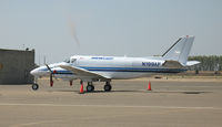 N199AF @ VIS - Ameriflight 1974 Beech B-99 freighter at Visalia ready for night flight to BUR - by Steve Nation