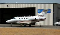 N727MH @ VIS - Mango Air Raytheon Aircraft Company 390 @ Visalia, CA - by Steve Nation
