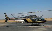 N969W @ DLO - San Joaquin Helicopters Bell 206 at Delano, CA - by Steve Nation