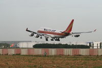 N741CK @ EBBR - several seconds before landing on rwy 25L - by Daniel Vanderauwera