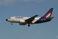 HA-LOE @ EBBR - arrival of flight MA600 to rwy 25L