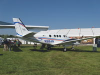 N3184W @ OSH - 2008 Hawker Beechcraft C90 GTI KING AIR, two P&W(C) PT6A-135A turboprops 750 shp flat rated at 550 shp each - by Doug Robertson