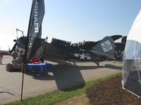 N92879 @ OSH - 1944 Curtiss-Wright SB2C-5 USN HELLDIVER, -5 increased fuel, Wright R-2600-20 1,900 Hp, WORLD'S ONLY FLYING EXAMPLE OF CURTISS SB2C HELLDIVER - by Doug Robertson