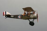 N5199 @ EGVA - Sopwith Pup Replica. Taken at the Royal International Air Tattoo 2008 during arrivals and departures (show days cancelled due to bad weather) - by Steve Staunton