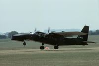 G-DLRA - Landin at Middle Wallop - by Paul Sibson