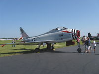 N400FS @ OSH - 1958 North American FJ-4B 'FURY', Wright J65-W-16A turbojet 7,700 lbs thrust, a rare Fury-only 151 -4B built-For US Navy aircraft carrier use - by Doug Robertson