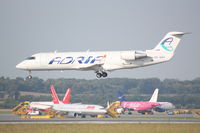 S5-AAH @ LOWW - Canadair RJ200 landing RWY16 - by Amadeus