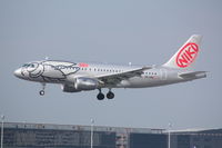 OE-LED @ LOWW - Airbus A319 landing RWY16