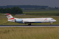 OE-LVB @ VIE - Fokker 100 - by Juergen Postl
