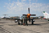 N551E @ YIP - Jack Roush's P-51B Old Crow