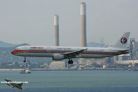 B-6329 @ VHHH - China Eastern Airlines arriving on runway 25R - by Michel Teiten ( www.mablehome.com )