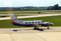N821DK @ CID - Taxiing to Landmark FBO