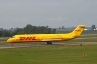 N957AX @ CID - Take-off roll on Runway 13 - by Glenn E. Chatfield