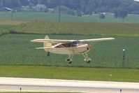 N81207 @ CID - Departing runway 31 after touch and go