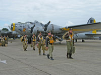 N390TH @ EGSU - Boeing B-17G/Duxford (Liberty Belle) - by Ian Woodcock