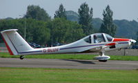 G-BLUV @ EGSX - Grob G109B at North Weald - by Terry Fletcher