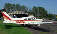 N5915V @ EGSX - Piper Pa-28-161 at North Weald - by Terry Fletcher