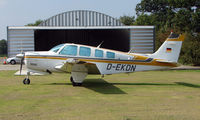 D-EKDN @ EGSX - Beech A36 Bonanza at North Weald - by Terry Fletcher