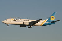 UR-GAO @ EBBR - arrival of flight PS901 to rwy 25L - by Daniel Vanderauwera