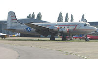 N31356 @ EGSX - 1945 Douglas DC-4 marked 44-42914 - by Terry Fletcher