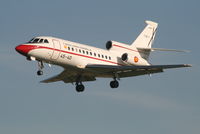 T18-1 @ EBBR - on approach to rwy 25L