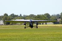 N1077 @ IOW - Taxiing to the ramp with the mail. - by Glenn E. Chatfield