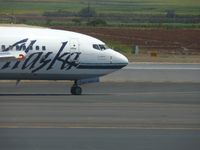 N594AS @ PHOG - At Kahului. Not often you see 737 with ETOPS :-) - by Victor Agababov