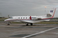 OO-SAV @ EBBR - parked on General Aviation apron (Abelag)